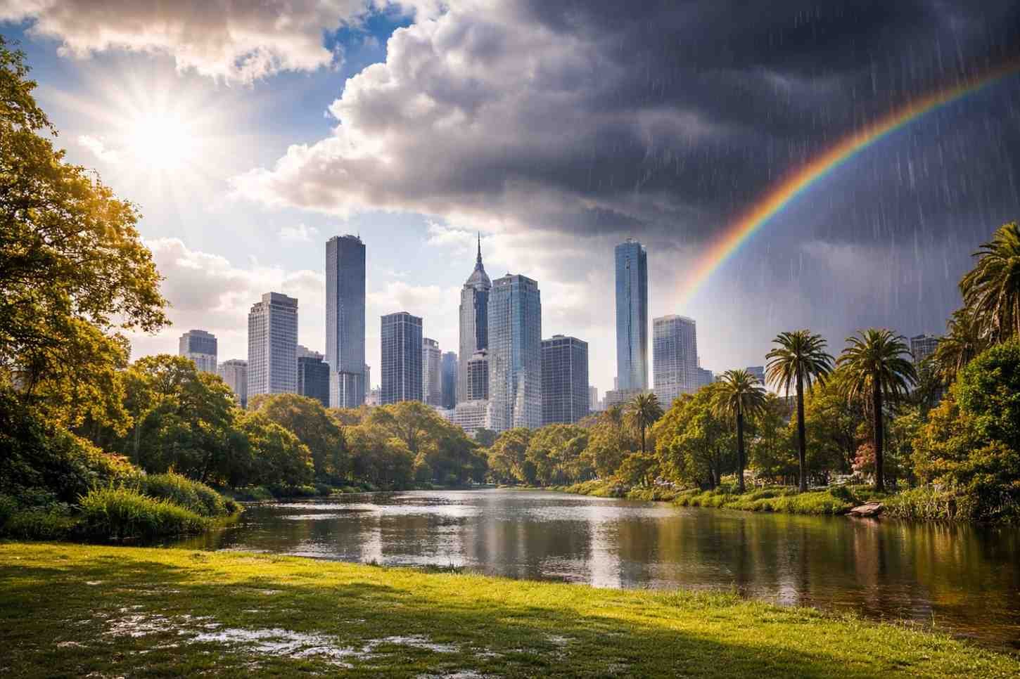 Melbourne's weather is notoriously unpredictable.