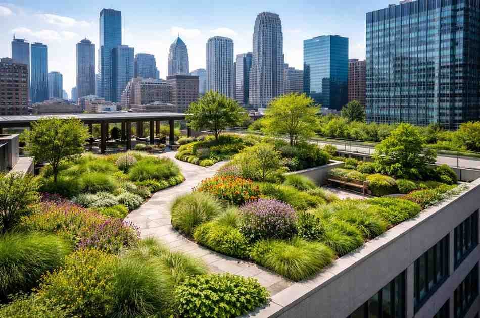 Rooftop Gardens and Green Roofs