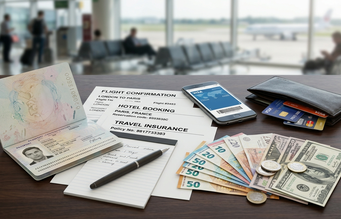 Which Travel Documents and Money Essentials Are Non-Negotiable?